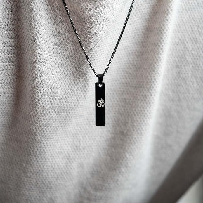 Spiritual Om Pendant Necklaces for Men