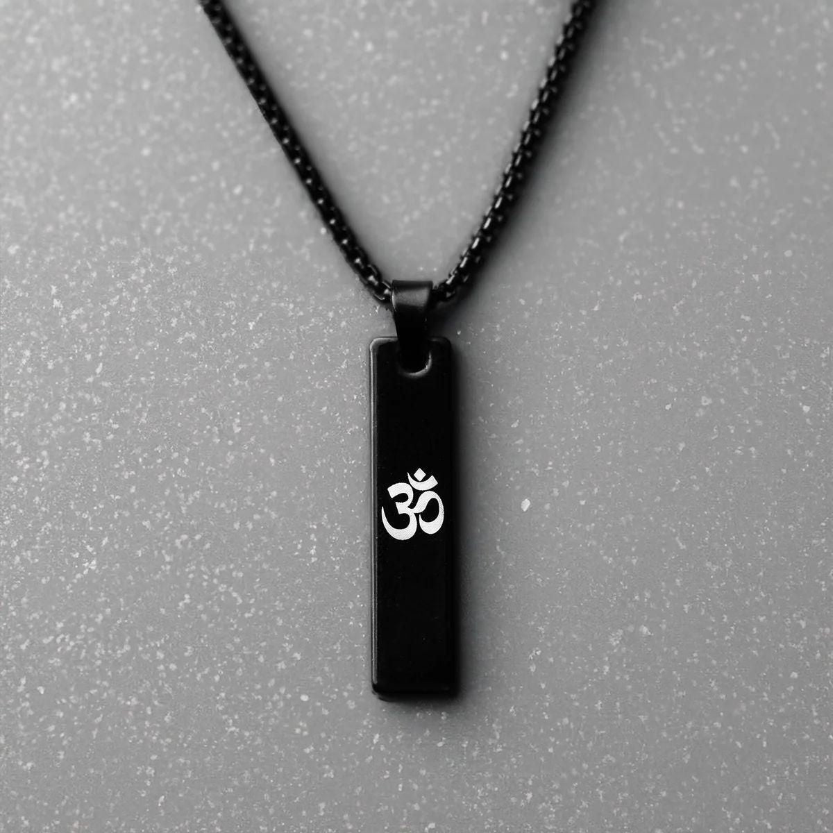 Spiritual Om Pendant Necklaces for Men